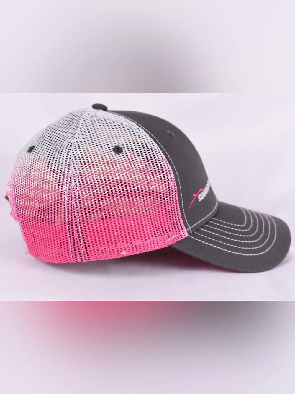 Sundolphin Black Pink Trucker Hat